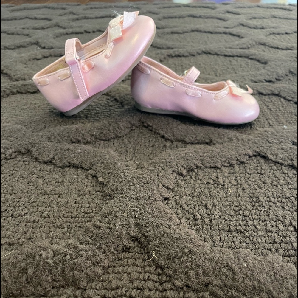 Pink Toddler👶Dress Shoes 🥿by Teeny Toes Size 3W Baby👶
